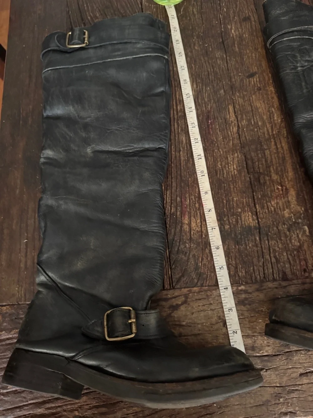 Jeffrey Campbell Wishlist black leather boots